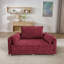 Fauteuil demi-tonneau d'appoint convertible surdimensionné de 55 po de largeur-2050554764