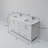 Jacques 60 in. W x 22 in. D Double Bath Vanity, and 58 in. Mirror-37292117-112957217