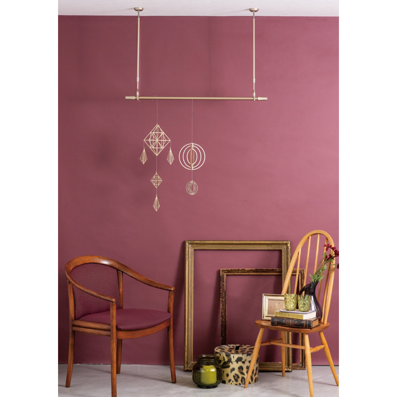 Ceiling-Mounted Drying Rack Copper