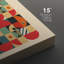 «Red 1923 Bauhaus Polygon Abstract Geometric Decor Modern Extra Large Canvas, 5 pièces, impression murale