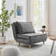 Chaise convertible en polyester Mikell-1670093451