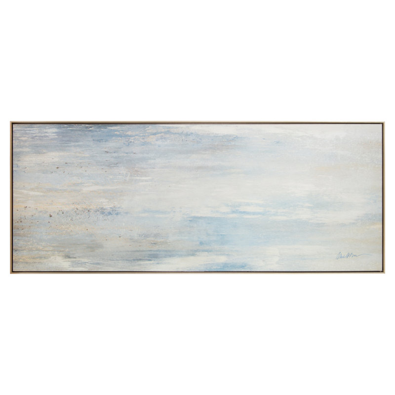 «Skyscape» par Mark McDowell, peinture sur toile à cadre flottant
