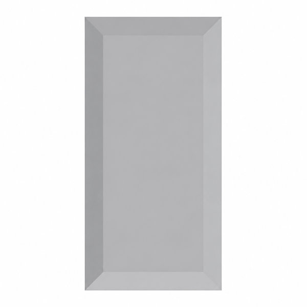 Pizarra Mate 4" x 8" Subway Gray Beveled Wall Tile