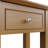 Alyria 1 Drawer End Side Telephone Table. Solid Oak. Fully Assembled. 2 Handle Styles Included: Polished Chrome or Burnished Brass