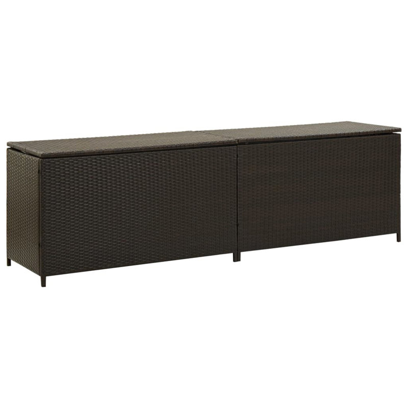 META 200cm W 550L Deck Box, Brown