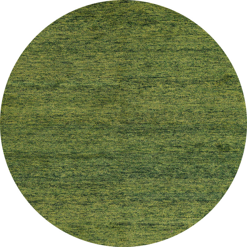 Abstract Indoor Rug, Round 7'