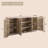 Modern Curved TV Stand with Storage,Media Console For TVs Up to 75"-1686646410