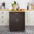Kitchen Island Cart With Storage,Rolling Kitchen Island Side Table On Wheels With Large Worktop,Storage Cabinet,Towel Rack And Drawers For Kitchen,Dinning Room-382631725