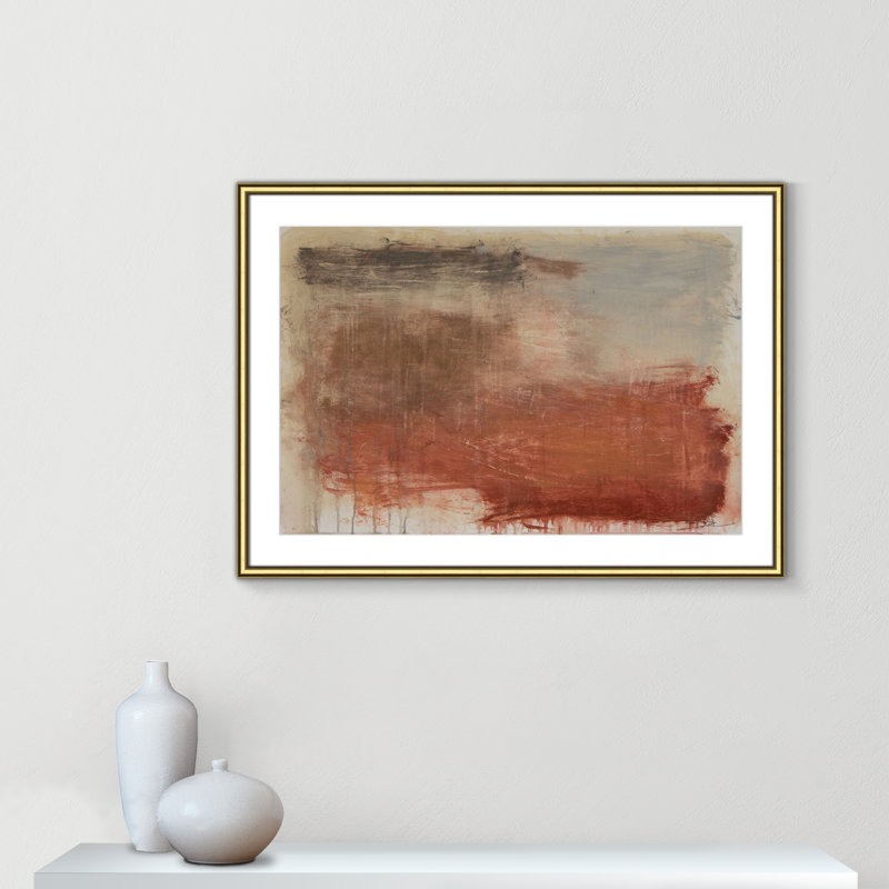 «Autumn Over The Rivera» par Casa Fine Arts, H 26,75 po x l 36,75 po x P 0,875 po, Reproduction encadrée avec passe-partout