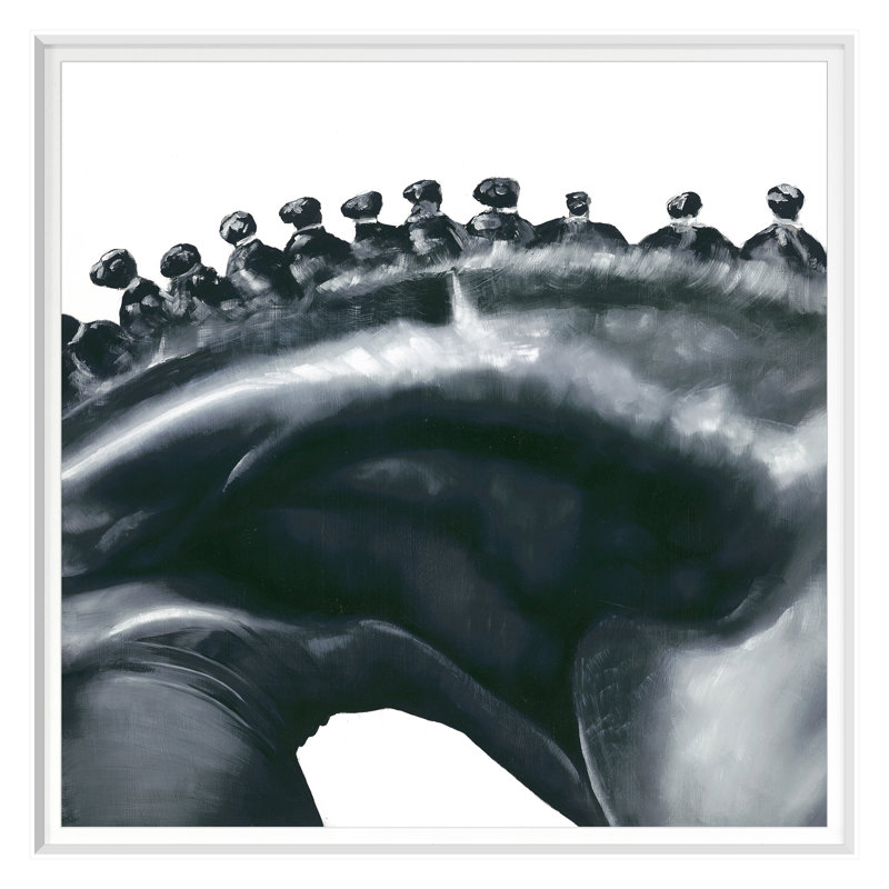 Horse Detail 3 Print by Altamura, Stefano, White Single Picture Framed, 35'' H x 35'' W