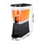 Distributeur de boissons 3 gallons avec support et robinet - Distributeur de boissons en plastique mince pour thé glacé, limonade et fêtes