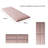 Kayla-Mae 30 cm x 75 cm Peel and Stick Upholstered Wall Paneling in Tea Rose