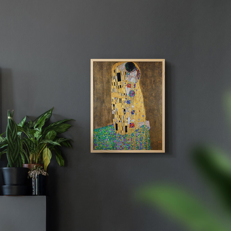 «Gustav Klimt II» sur, H 10 po x l 8 po, Naturel