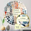 Brisaida - Miroir décoratif à cercles concentriques-2097163992