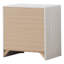 Ensemble de chambre à coucher 3 pièces Kingsley Coastal White Eastern King avec lit de rangement et tables de chevet-953071057
