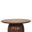 Table basse ronde cannelée