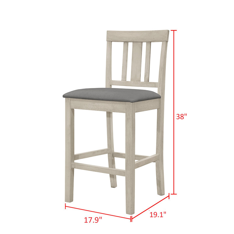 Ance 25'' H Upholstered Side Chair, Gray