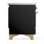 Cuisinière à induction 36 pouces avec 6 éléments à induction en noir brillant (garniture laiton) de la série Majestic III-124828878-124828848