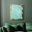 Toile encadrée de qualité supérieure bleu sarcelle Cascade II - prête à être accrochée-226907573-226907531