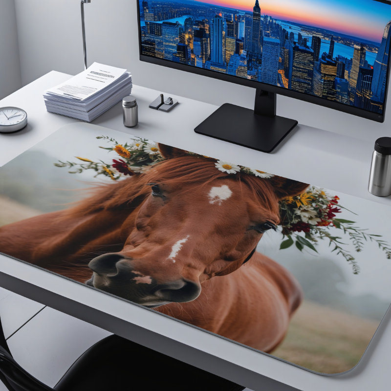 Polyester Desk Pad, 14.4x12.1
