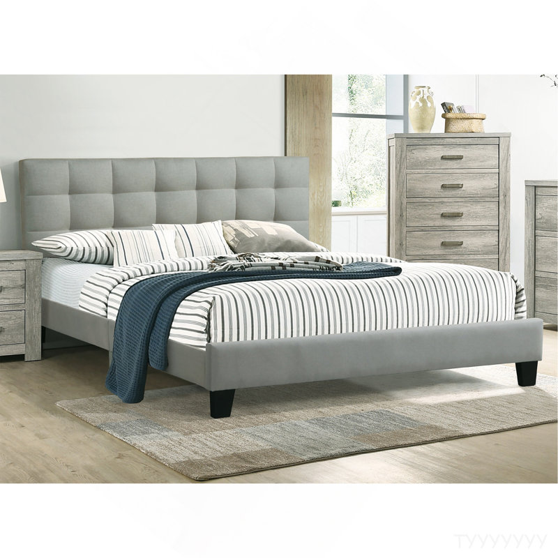 Mobilier de chambre à coucher contemporain pour lit tête de lit 1 pièce, Très grand lit