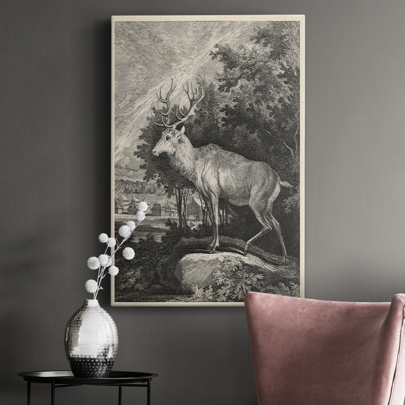 «Woodland Deer I», impression sur toile tendue, H 48 po x l 32 po x P 1 po