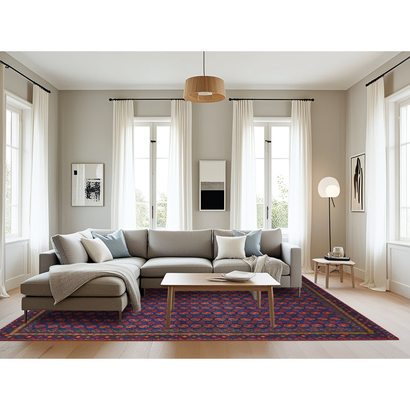 Tapis abstrait moderne 5383, Rectangle 8 pi x 10 pi