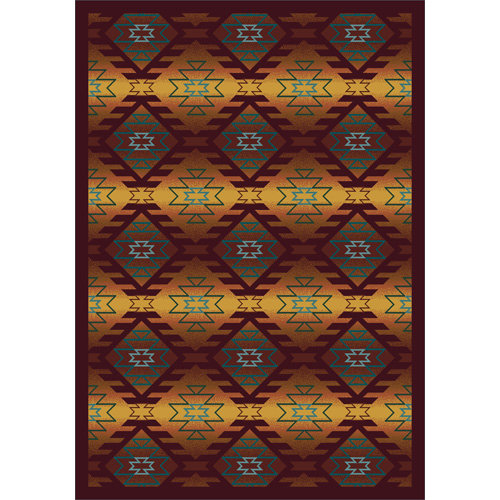 Whimsy Geometric Indoor Rug, Rectangle 5'4" x 7'8"