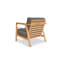 Aalto Teak Club Chair With Cushion In Melon-1861656209-1861656211