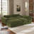 Oversized Modular Sofa,Fully Compressed,4 Seat Spacious Foam-Filled Sofa Bed for Living Room-1671954702