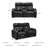 Boyington Upholstered 75'' Power Reclining Loveseat