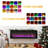 Ultra-Thin Electric Fireplace, Wall-Mounted Or Built-In, Adjustable Flame Colors & Brightness, 1500W, Touchscreen & Remote Control, Timer & Overheat Protection-1790458334