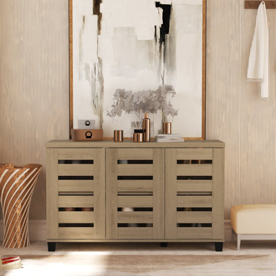 Millan 16 Pair Shoe Storage Cabinet