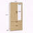Wood Wardrobe Mirror Induction Light Storage Sturdy Practical