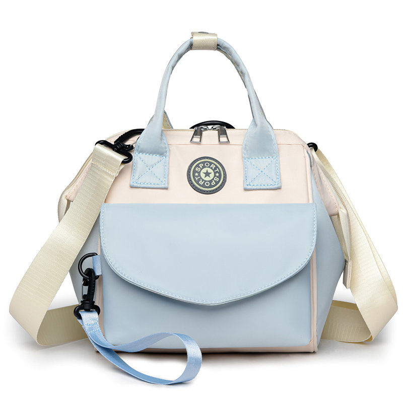 Sac à langer Baby Nappy avec 6 poches Burp, Bleu