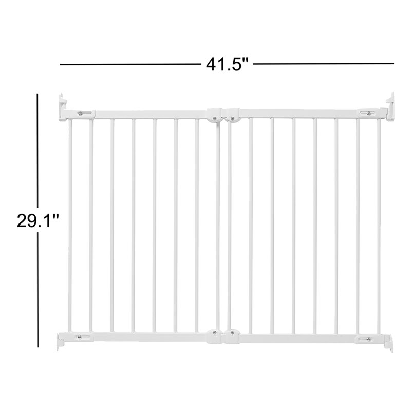 Flexi Fit Angle Mount Safety Gate, Black