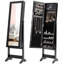 Armoire à bijoux avec miroir pleine grandeur et miroir de maquillage intérieur-243511116