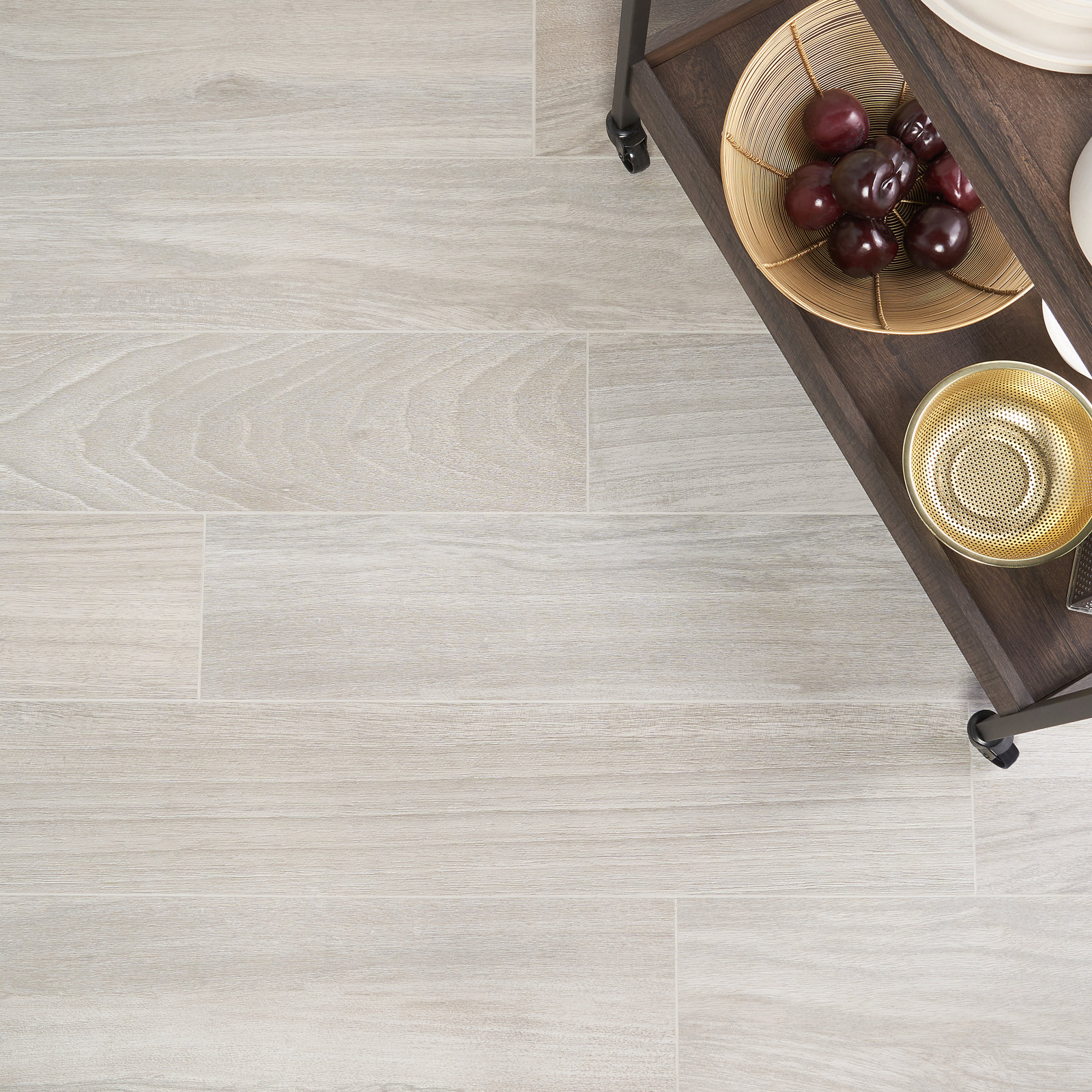 Magnolia 8" x 47" Porcelain Wood Look Wall & Floor Tile (15.49 Sq. Ft. / Case), Gray