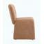Chaise d'appoint moderne en tissu brun (ensemble de 2)