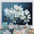 Cadre flottant blanc