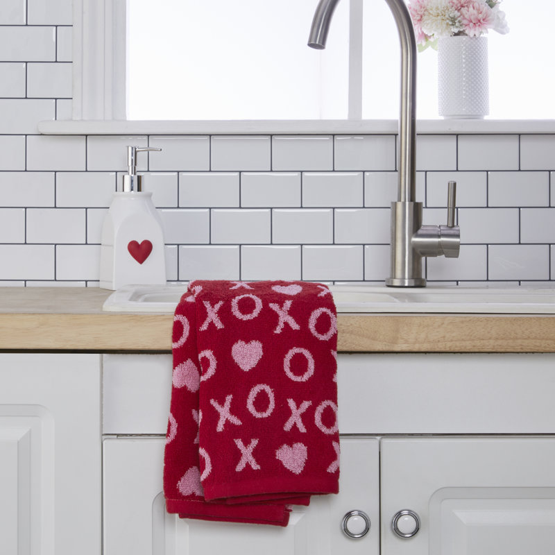 Xoxo Jacquard 2Pc Hand St-Pink, Blush Pink