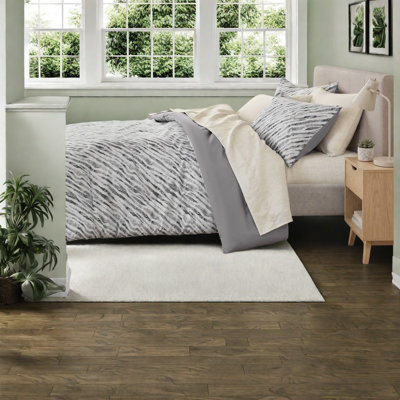 De literie pour très grand lit californien, ensemble d'édredon gris moderne en microfibre de polyester