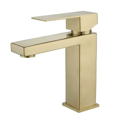 Effortless Water Control Stainless Steel Modern Bath Solution - Brushed Gold