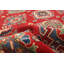 Tapis rouge foncé Malayka Gazni 6 pi 8 po x 9 pi 7 po