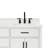 Thornaby 66'' Solid Wood Double Bathroom Vanity with 1.5'' White Quartz Top, Oval Sinks-91527773-119156900