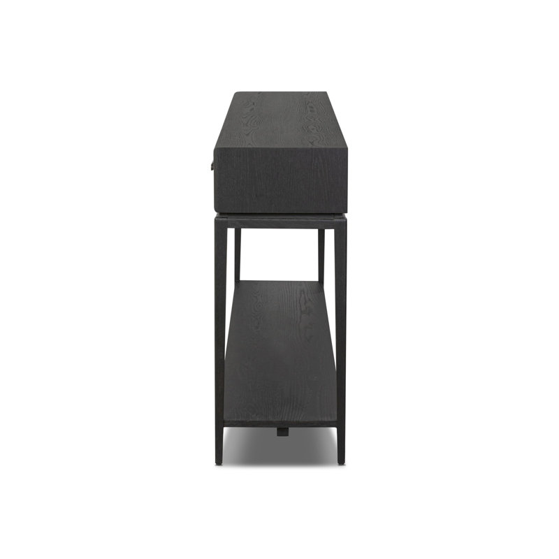 ROSENELL 78'' W Console Table, Black