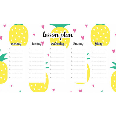 Magnetic Lesson Plan Loving Pineapples