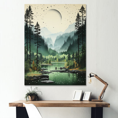 Yuliyan Native Art Sacred Landscape III - Native American Wall Art Living Room