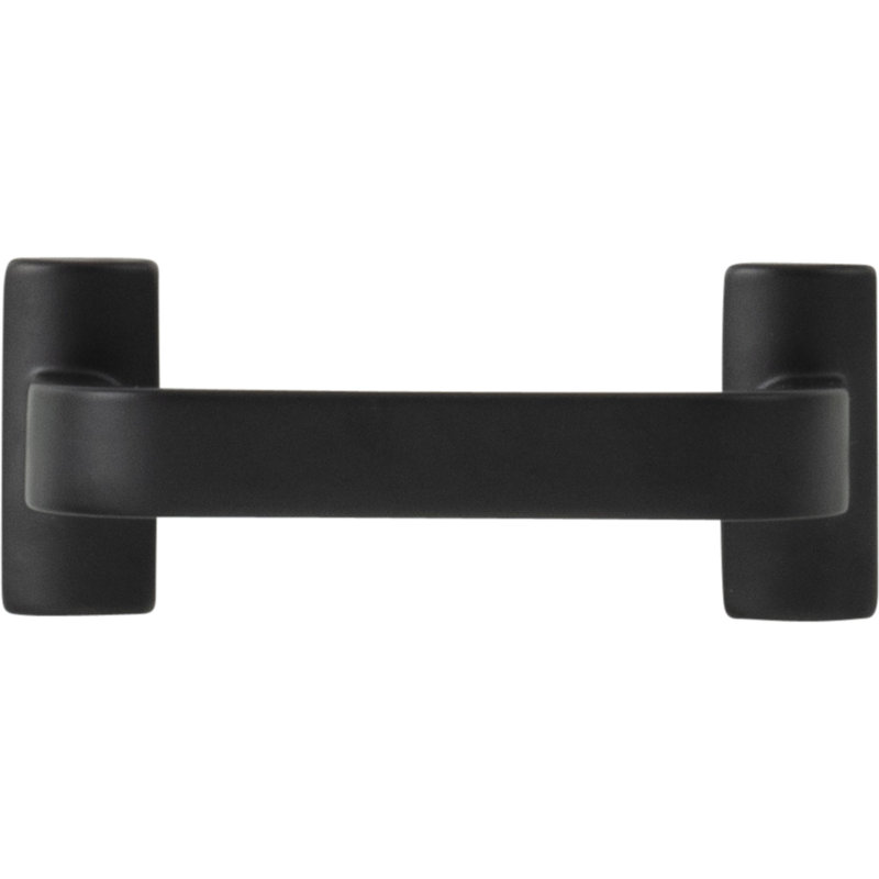 Harrison Bar Pull, Flat Black, 2 1/2" Center to Center