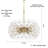 Rosdorf Park Lazzara - 10 Lt Chandelier In Soft Brass Finish